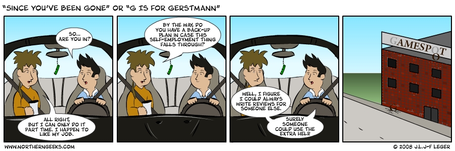 “Since You’ve Been Gone…” or “G Is for Gerstmann”