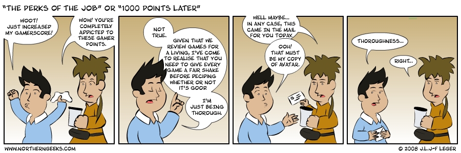 “The Perks of the Job” or “1000 Points Later…”