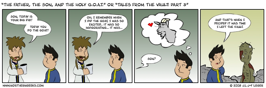 “The Father, the Son, and the Holy G.O.A.T.” or “Tales from the Vault: Part 3”