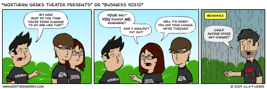 “Northern Geeks Theater Presents” or “Business 90210”
