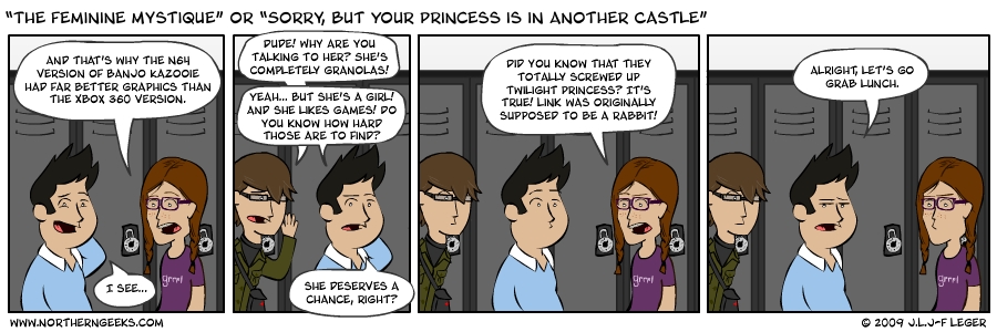 “The Feminine Mystique” or “Sorry, But Your Princess is in Another Castle”