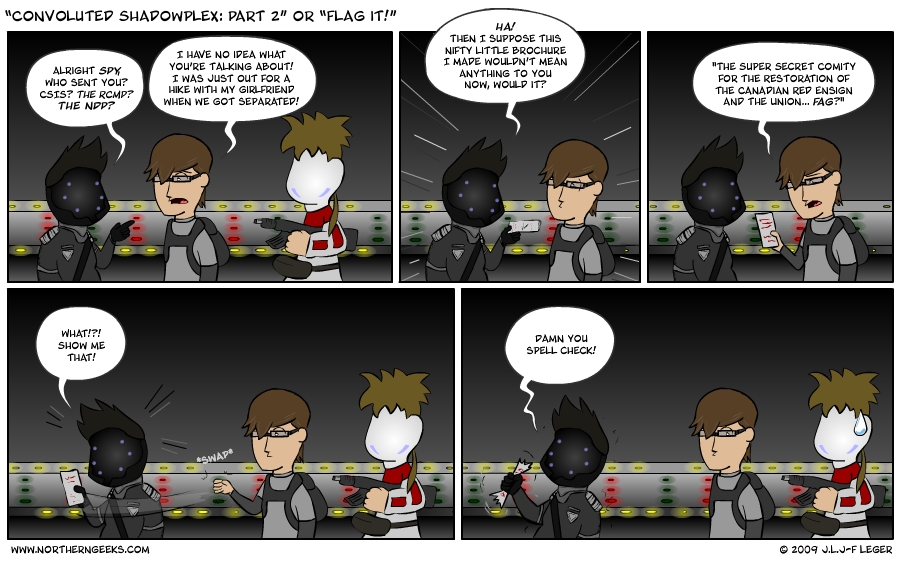 “Convoluted Shadowplex: Part 2” or “Flag it!”